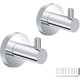 thumbnail image 1 of Ganchos de baño 2 piezas Ganchos de baño de acero inoxidable Ganchos de pared Ganchos para toallas Toallero montado en la pared Impermeable y resistente al óxido para cocina, sala de estar y oficina, 1 of 5