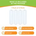 thumbnail image 4 of PSBM Hand Stretch Wrap 18" x 2000' 4 Rolls 60 Gauge Clear Shrink Film/Wrap, Heavy Duty Industrial Strength Up to 800% Ultimate Stretch, Clear Plastic Wrap for Moving, Packing, Shipping & Storage, 4 of 9