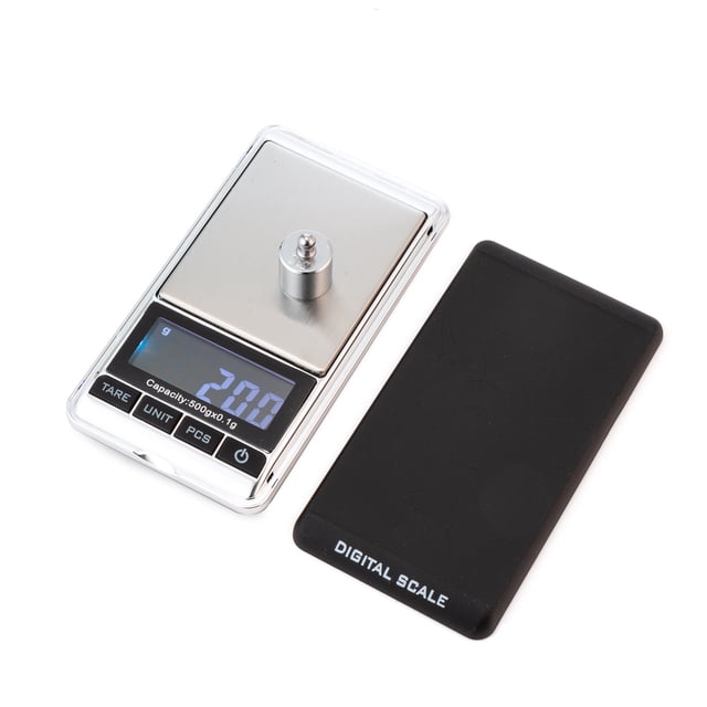 Báscula electrónica de precisión para joyas, báscula electrónica portátil de 0,01 g, báscula de cocina, báscula de plataforma pequeña