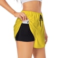 thumbnail image 3 of Lsque Corn 3 Printed Women's Running Shorts with Liner Pockets,Elastic Quick Dry Workout Athletic Gym Yoga Shorts,Womens High Waist Shorts-Large, 3 of 9