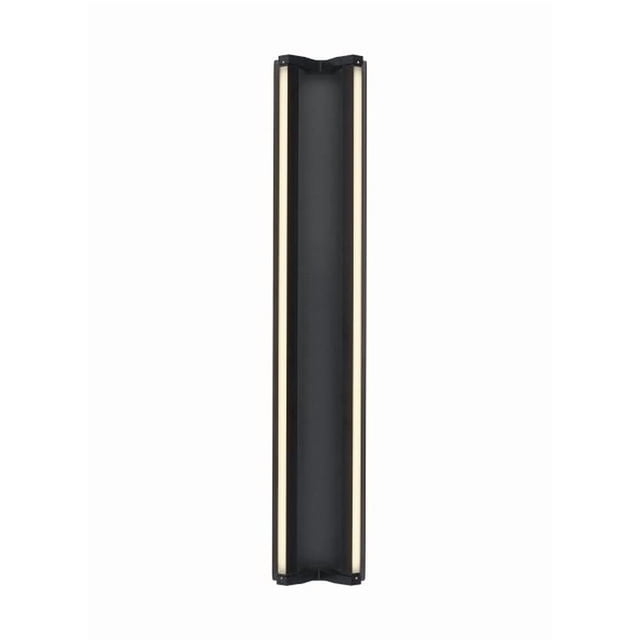 Tech Lighting Timbre 25" 2 LED Wall Sconce Matte Black Acrylic Glass
