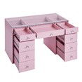 thumbnail image 6 of Impressions Vanity SlayStation Kids Vanity Table with Integrated LED Strip Light Tabletop (Light Pink), 6 of 6