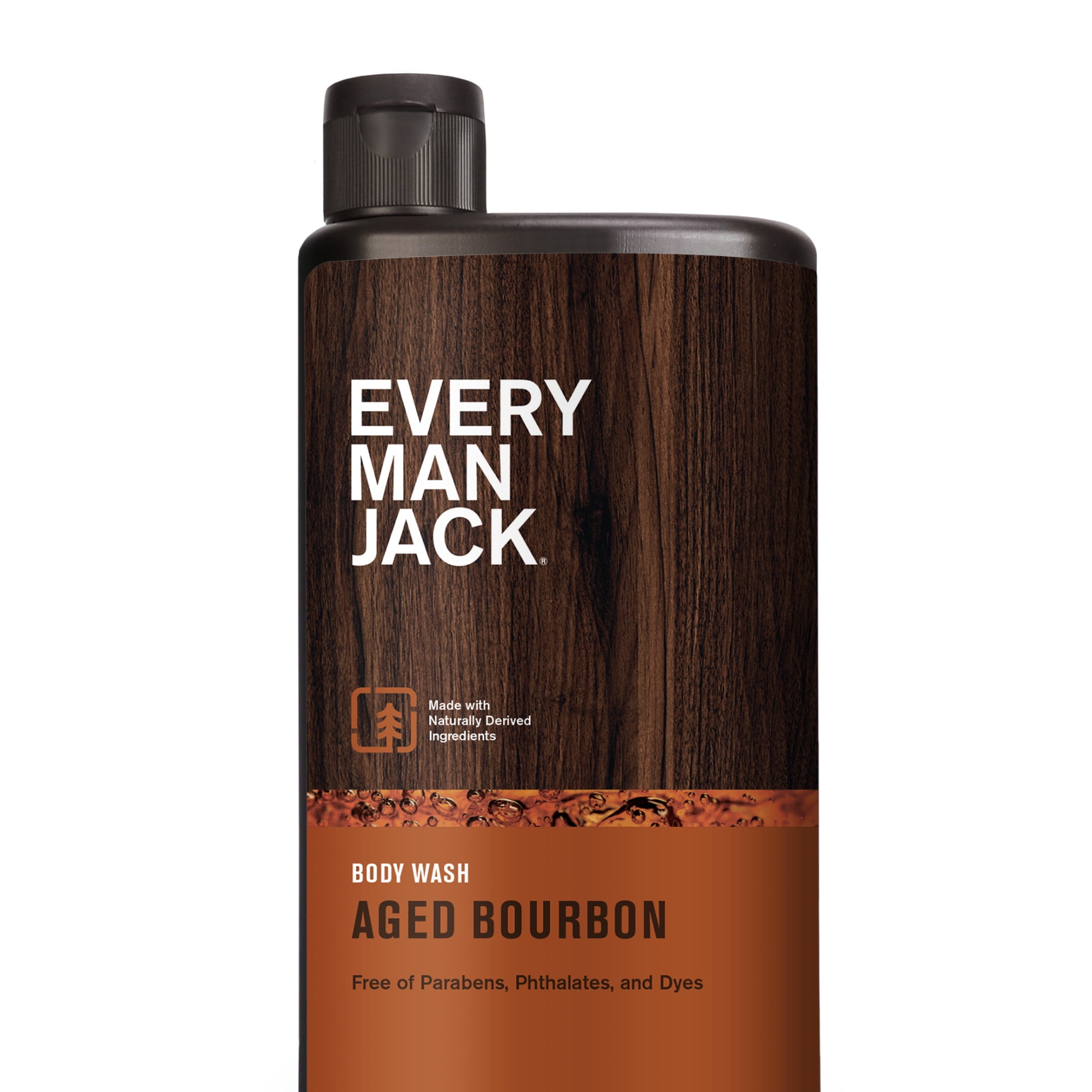 Every Man Jack Aged Bourbon Hydrating Body Wash for Men, Naturally
