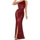 thumbnail image 1 of Elegante vestido de fiesta con lentejuelas en los hombros sin mangas para mujer Vestidos formales OAVQHLG3B Store lin121212, 1 of 5