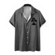 thumbnail image 1 of Camisas de Manga Larga para Hombres Blusa Cómoda de Cuello de Impresión, Camisa Casual de Poliéster para Uso Diario, de Fiesta Y de Primavera de Verano, 1 of 4