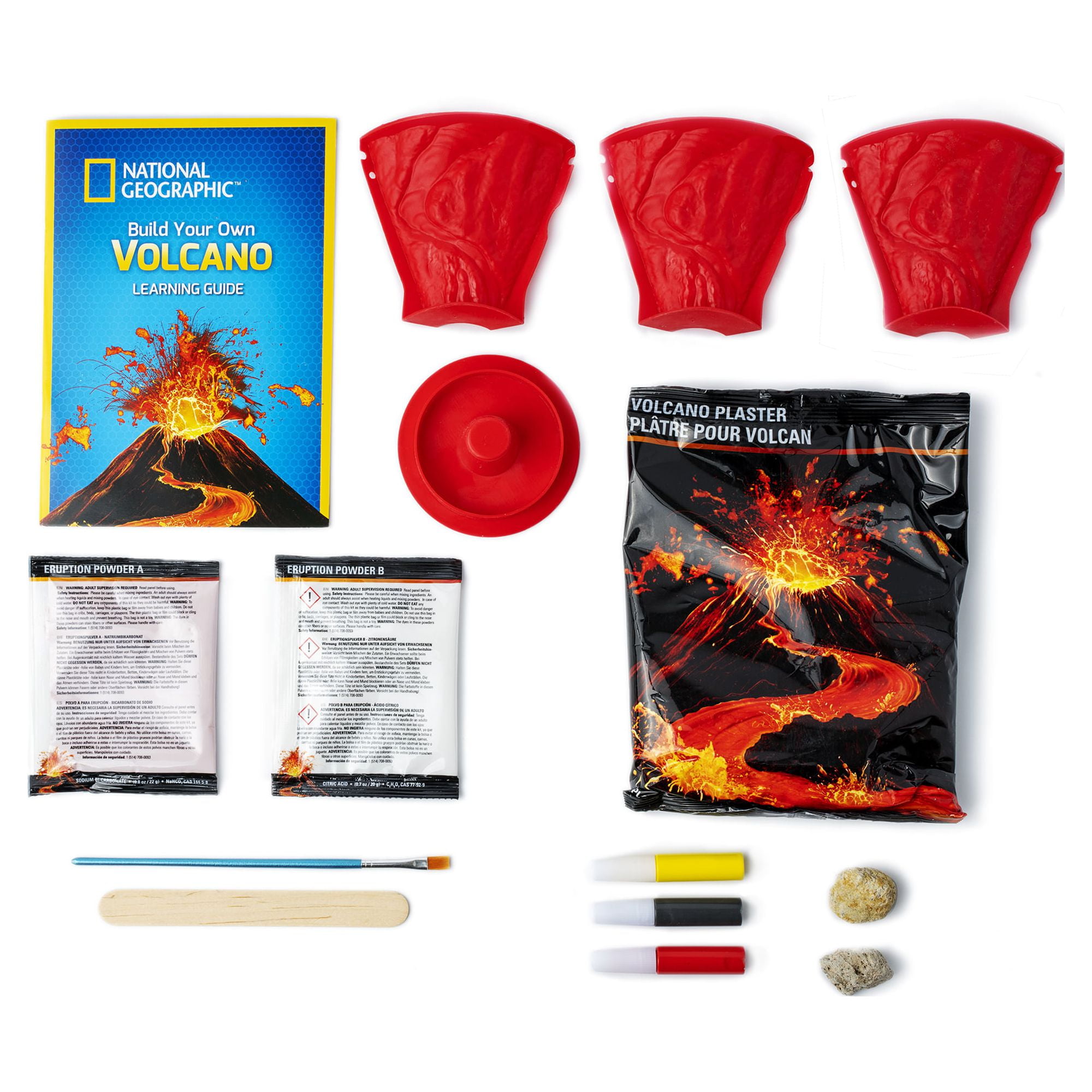 National Geographic Build Your Own Volcano Science Kit