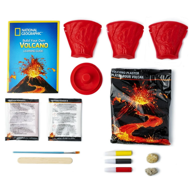 National Geographic STEM Series Build Your Own Volcano Science Kit for  Child or Teen Ages 8 Years and up 