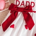 thumbnail image 5 of CAICJ98 Infant Baby Girl Valentines Day Outfits Ruffle Sleeve Heart Tank Tops Shorts Set Newborn Spring Summer Clothes (White,12-18 Months), 5 of 7