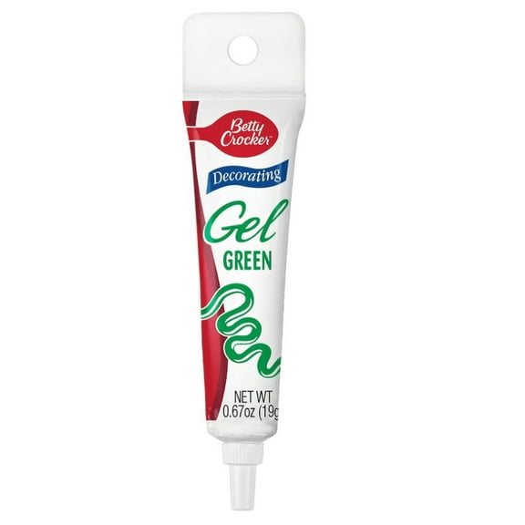 Betty Crocker Gel Icing, Green, 0.67 oz PACK OF 2