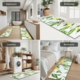 thumbnail image 5 of Yellow Lemon Fruit Leaves White Pattern Kitchen Rugs Sets Of 3,Kitchen Runner Rugs Non Skid Washable,Decorative Kitchen Floor Mats for Kitchen,Sink,Laundry,17"x30"+ 17"x47" + 17"x59", 5 of 6