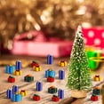 thumbnail image 6 of 25 Pcs Mini Boxes Ornaments, Resin Christmas Packages Figurine Set Christmas Tree Small Gift Boxes Assorted Colors Miniature Christmas Ornaments Mini Presents for Crafts, 6 of 9