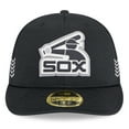 thumbnail image 2 of Men's New Era  Black Chicago White Sox 2024 Clubhouse Low Profile 59FIFTY Fitted Hat, 2 of 5