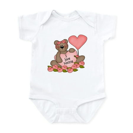 

CafePress - I LOVE Nonna CUTE Bear Infant Bodysuit - Baby Light Bodysuit Size Newborn - 24 Months
