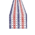 thumbnail image 3 of MKHERT 4th of July Table Runner for Office Kitchen Dining Room Wedding Party 16x72 inch, 3 of 4