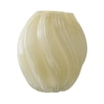 thumbnail image 4 of Florero con diseño en espiral, florero de cristal, organizador de maceta, estantería de cristal, decoración, arreglos florales, maceta de plantas de amarillo claro, 4 of 8