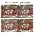 thumbnail image 7 of ODIKA 3'x5' Washable Accent Rug Pet Friendly, Non-Shedding Mat Bathroom Symmetrical Way Interlocking Ochre Slate Stairs Hallway for Bedside, Bedroom, 7 of 7
