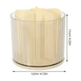 thumbnail image 4 of OUNONA Boite Rangement Crayon Plastic Light Yellow Desk Accessory 1Set Back to School, 4 of 8