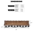 thumbnail image 5 of HANDICRAFTS HOME Black & White Triangle Art Collection Storage Organizer Decorative Box Multipurpose Gift 10x2.5x1.5 inch, 5 of 5