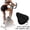 Black, variant on erfcxs Mountain Bike Comfort Soft Gel Pad Cushion Saddle Seat Cover Bicycle Cycle