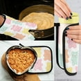 thumbnail image 5 of Yayeee Oven Mitts and Pot Holder Set of 4 Heat Resistant Kitchen Gloves Baking Hot Pad, Cute Gummy Bears Pattern, 5 of 5