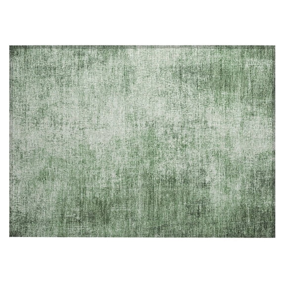 Dalyn Rugs Machine Washable Indoor/Outdoor Chantille Green 1'8" x 2'6" Rug