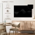 thumbnail image 5 of Elephant Stock Sound Wave Wall Art - Horizontal Canvas Wall Art - Hallway Wall Decor - Music Canvas - Black And Gray Decor - 24" x 16", 5 of 8