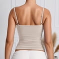 thumbnail image 6 of MuXiKeJi Clothes Cotton Tank Tops with Built-in Shelf Bra Sleeveless Racerback Fitted Basic Cami Shirts, 6 of 7