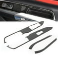thumbnail image 1 of BFY For Ford Mustang 2015 2016 2017 2018 2019 Auto Window Switch Lock Cover Trim Carbon Fiber Styling ABS Plastic, 1 of 12