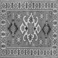 thumbnail image 1 of Ahgly Company Indoor Square Geometric Gray Traditional Area Rugs, 3' Square, 1 of 1