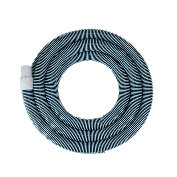 Pool Central Spiral Wound Vacuum Swimming Pool Hose with Swivel Cuff - 18' x 1.25" - Blue