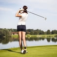 thumbnail image 2 of Gymax Women's 9 Pieces Complete Golf Club Set w/ 460cc Alloy Driver & Head Covers Pink, 2 of 10