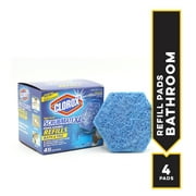 Clorox ScrubMate XL Bath and Tile Refill Pack; Four Bleach-Free, Soap-FIlled Scrubbing Pads