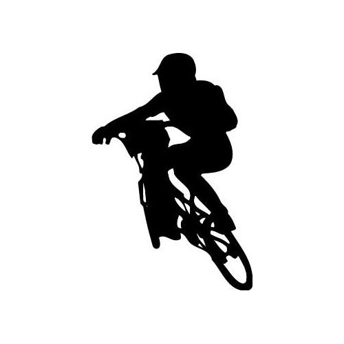 BMX Silhouette IV Wall Decal