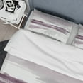 thumbnail image 4 of Designart 'Purple Amethyst Wetlands' Geometric Duvet Cover Set, 4 of 4