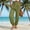 Army Green, variant on Womens Linen Pants Harem Pants Casual High Waisted Trousers Cuffed Pants With Pockets Beach Vacation