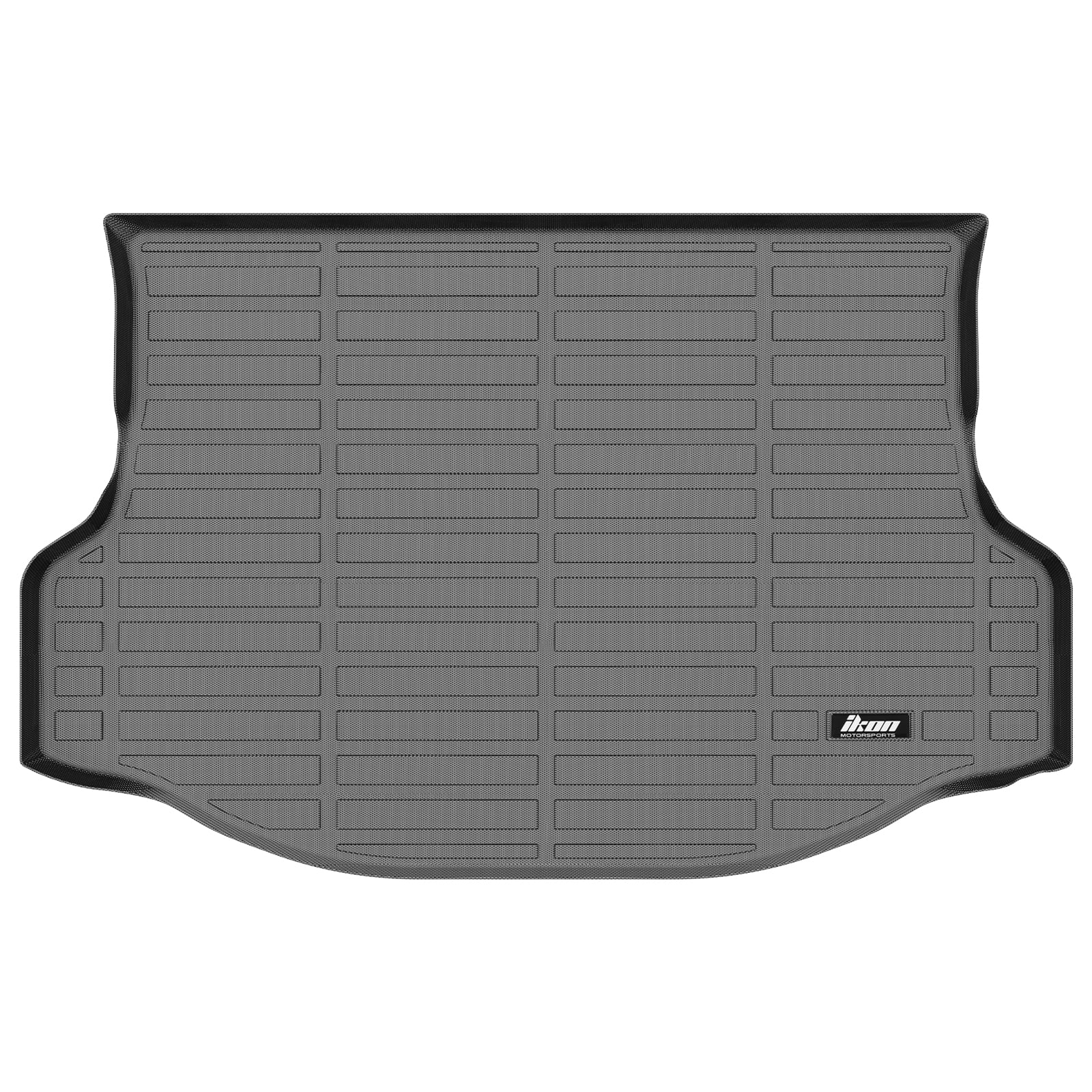 Ikon Motorsports 3D Molded TPE Floor Mats + Trunk Mat Fits 2013-2018 Toyota RAV4, Black Waterproof Non-Slip Floor Liners, Front 2nd Row Carpets 4PCS
