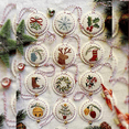 thumbnail image 2 of Jolly and Bright Hand Embroidery Ornaments Kit,Christmas Kit,Festival Ornament Kits, 2 of 6