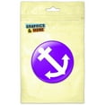 thumbnail image 1 of Anchor Boat Sailing Purple Pinback Button Pin Badge, 1 of 2