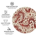 thumbnail image 3 of Picia Dragons1 Printed Leather Coasters for Drinks, 4" Drink Coasters Set of 4 for Tabletop Protection, Handmade Luxurious Home Décor and Housewarming Gift -Round Shape, 3 of 6