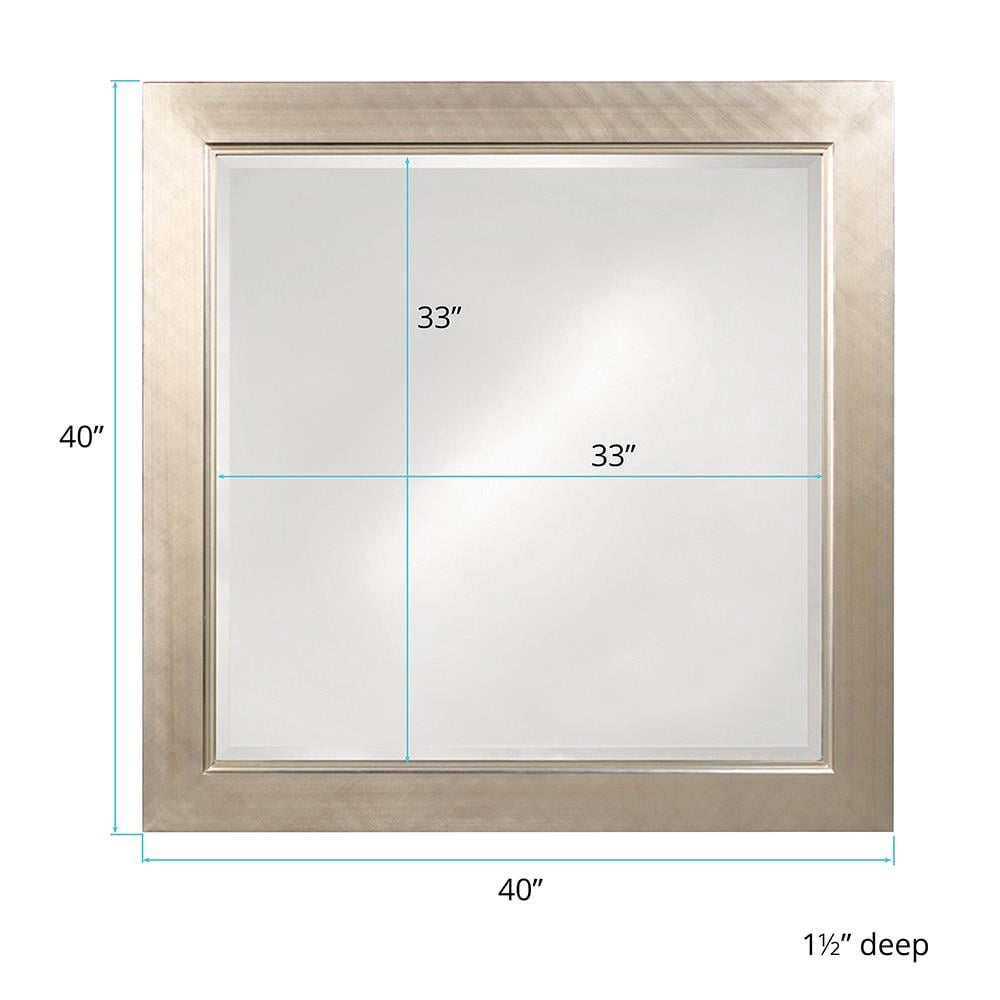 Tyler Dillon Millennium Silver Square Wall Mirror