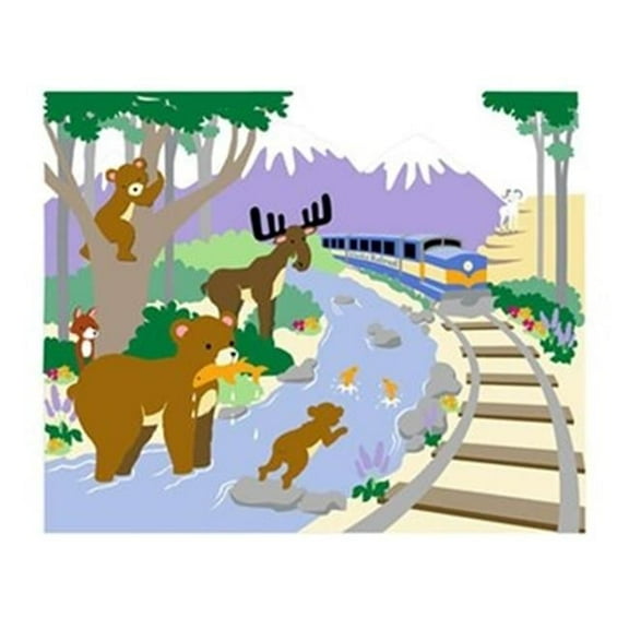 Elephants on the Wall 5-1294 Trainin in Alaska - Paint It Yourself