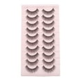 thumbnail image 1 of Unique Bargains 10 Pair False Eyelashes for Makeup Black B-15, 1 of 5