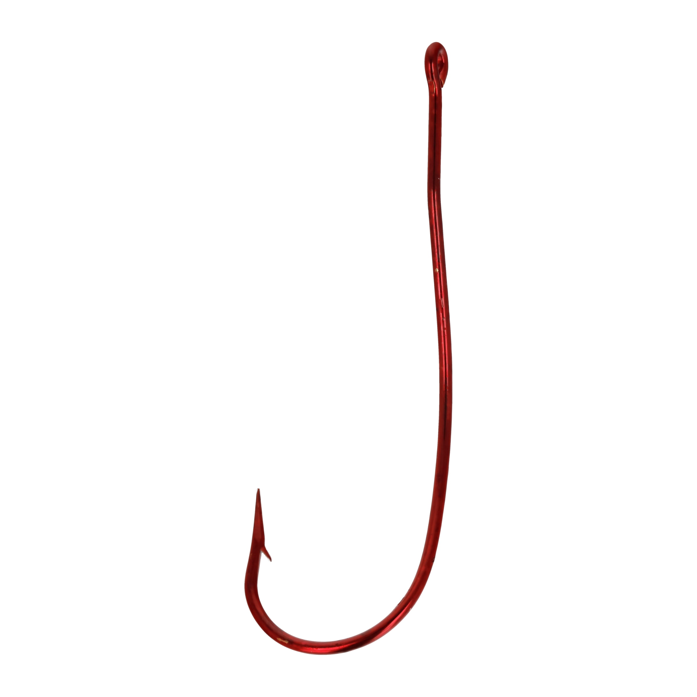 (4 pack) Lazer Sharp L022RGH-4 Aberdeen Hook, Red, Size 4