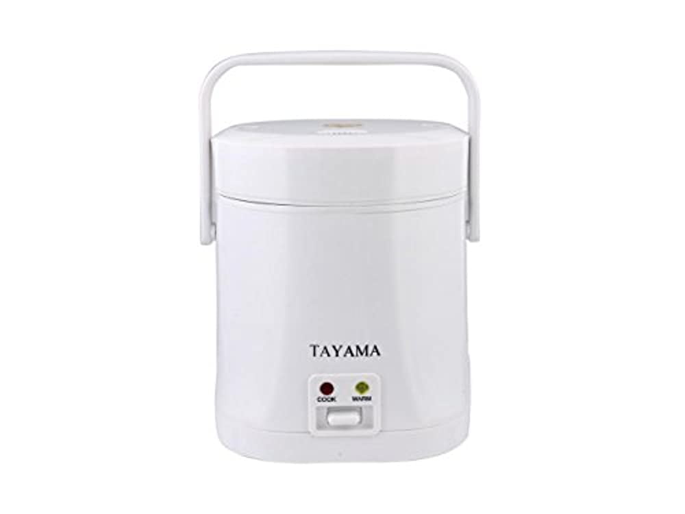 Tayama TMRC-03 1.5 Cup Portable Mini Rice Cooker White