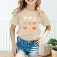 thumbnail image 4 of HIPYLO Tops White Kids Tshirt Cute Shirts Cherry Shirt Toddler T Shirts Girls Size 6 Clothes for Toddler Girls 5 Girls Clothes, 4 of 9
