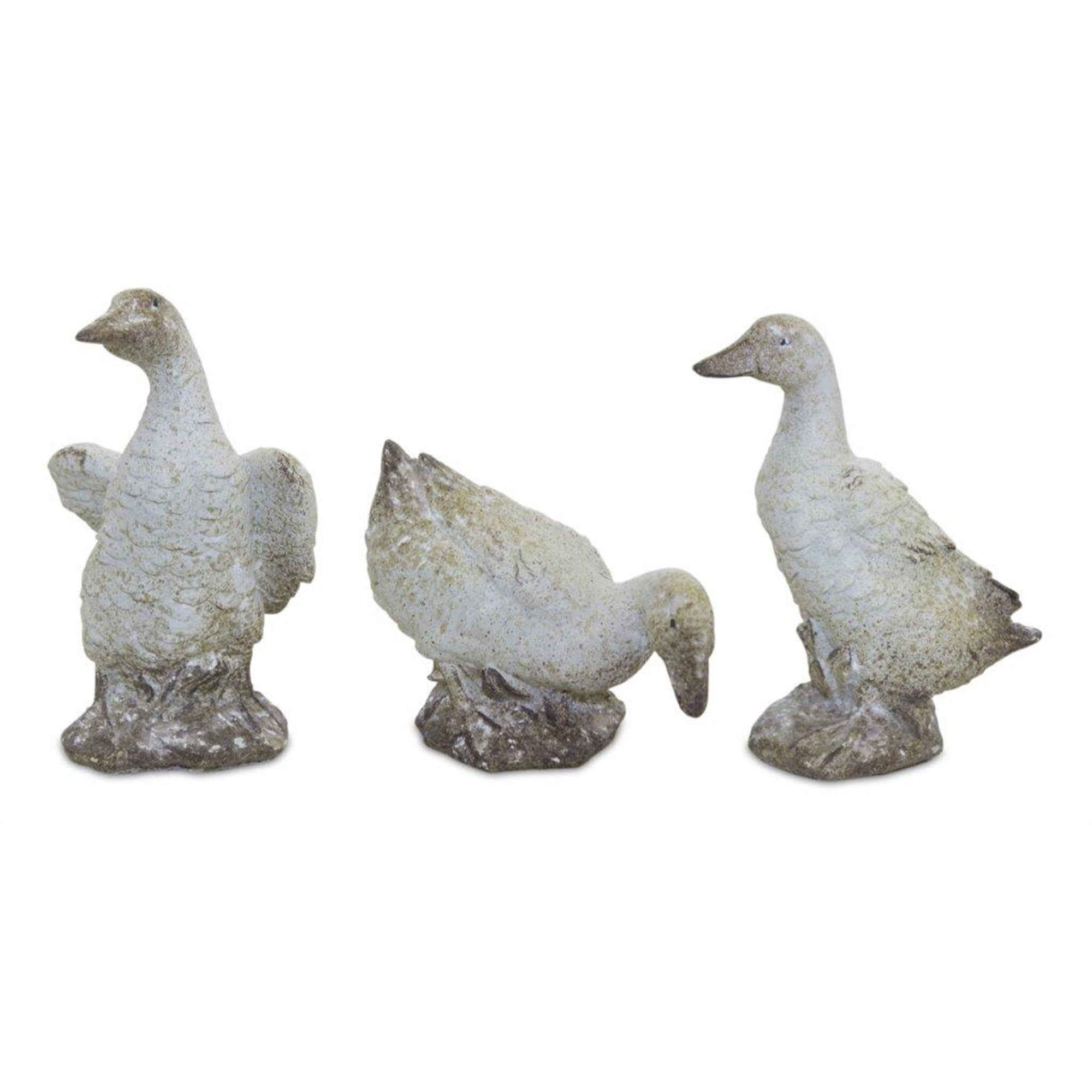 Duck (Set of 3) 2.5"H, 2.5"H, 3"H Resin