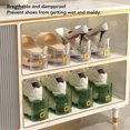 thumbnail image 4 of Double Layer Shoe Slots Organizer, Space Saving, Durable, Breathable, Non Slip with PET Material for Closet Cabinet, 4 of 8