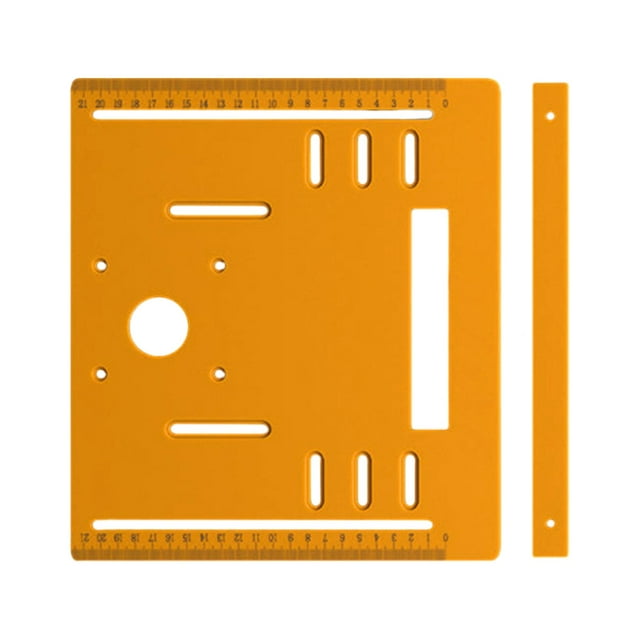 Placa base para máquina de corte engrosada, herramienta de medición multiusos, suministros para el hogar Estilo B