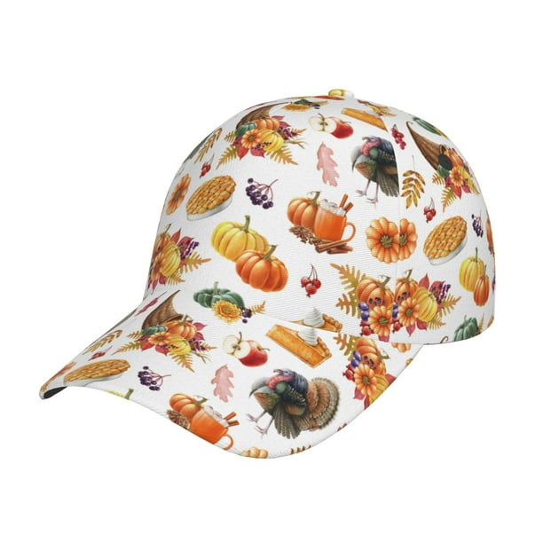Balery Thanksgiving Turkeys 1 Gorra de béisbol de tamaño ajustable para correr, entrenar y actividades al aire libre. Gorra de papá para todas las estaciones.