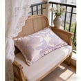 thumbnail image 1 of Birdeem Pillow Cover with Elastic Closure for Wedding and Home Decor,Elegant Pillow Case with Soft,Breathable Polyester Fabric,Easy Care and Fitted Design, 1 of 7